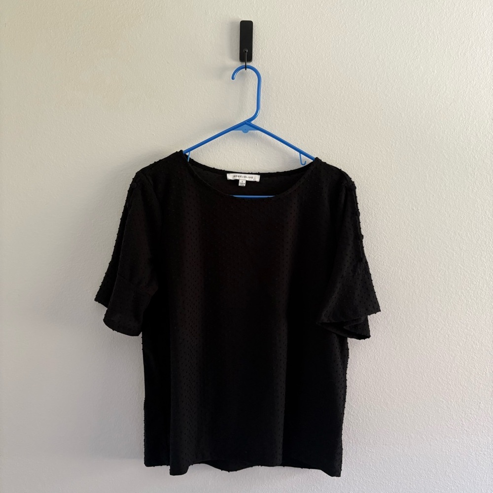 Rose + Olive • Black Dot Blouse - Picture 2 of 4